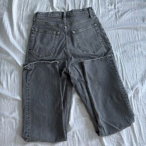 A&F curve love straight jeans